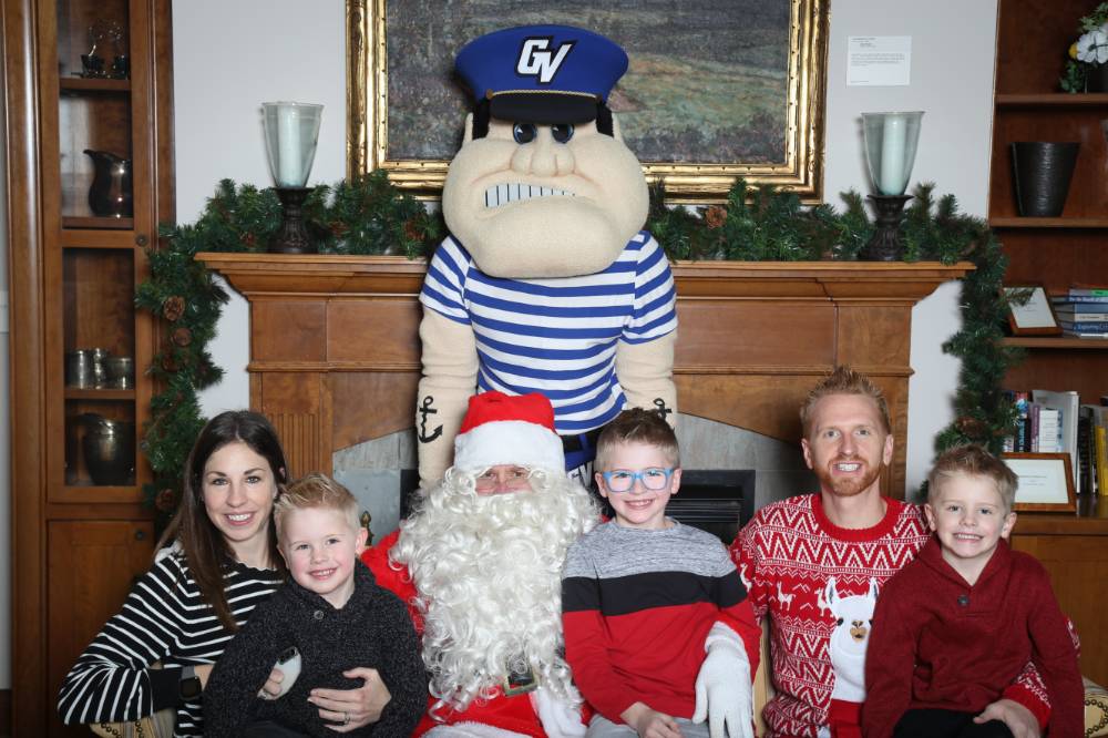 Louie and santa with family 5